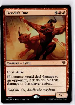 Fiendish Duo NM* Murders At Karlov Manor ENGLISH 0153 mtg -UnltdCards - Image 1