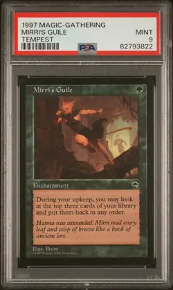 Mirri's Guile - Tempest - MTG - MINT - PSA 9. POP 7. See MTG in store. - Image 1