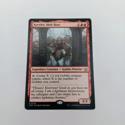 Krenko, Mob Boss MTG Rare Magic: The Gathering Foundations Goblin Red Legendary - Image 1