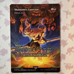 MTG: Shantotto's Coercion - Final Fantasy - Borderless - FCA Magic - R 0034 - Image 1