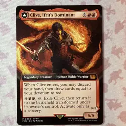 Clive, Ifrit's Dominant (Borderless) (0458) Final Fantasy MTG - NM non-foil - Image 1