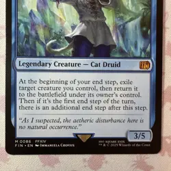 MTG Y'shtola Rhul Magic: The Gathering Final Fantasy Mythic #0086 - Image 2