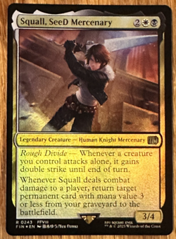 MTG Final Fantasy, Squall, SeeD Mercenary - Foil - Image 1