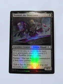 FOIL Tormod, the Desecrator MTG CMR 155 Commander Legends NM Partner Graveyard - Image 1