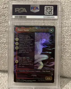 2025 MTG Final Fantasy Terra Magical Adept Artist Borderless FOIL 0323 PSA 10 - Image 2