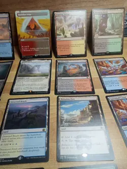 Magic: The Gathering 25 Land Card Lot Foils, Rares, Mythic, Full Art 25 Lands - Image 3