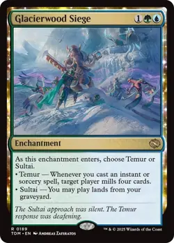 Glacierwood Siege 0189 MTG Tarkir: Dragonstorm Rare NP - Image 1