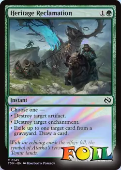 Heritage Reclamation 0145 MTG Tarkir: Dragonstorm Common NP Foil - Image 1