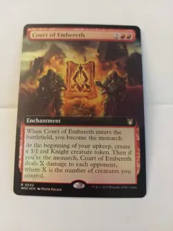 Court of Embereth (Extended Art) Commander: Wilds of Eldraine Foil - Image 1