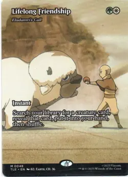 MTG: Avatar: Eternal-Legal: Borderless Lifelong Friendship: LP Condition - Image 1