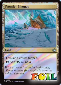 Frontier Bivouac 0256 MTG Tarkir: Dragonstorm Uncommon NP Foil - Image 1