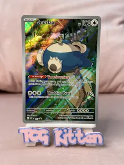 Snorlax SVP051 Black Star Promo S&V 151 SLIGHT CREASE - Pokemon - TCGKITTEN - Image 1