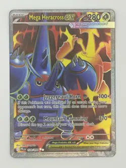 Pokemon TCG - Mega Heracross Ex 108/094 - Ultra Rare - Phantasmal Flames - Image 1