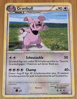 Granbull # 22/123 Rare Heartgold & Soulsilver 2010 Pokemon Deutsch Mint - Image 4