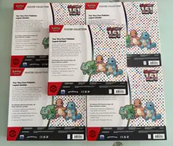 Lot of 5 Pokemon TCG Scarlet & Violet 151 Poster Collections - Image 2