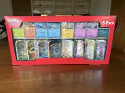 Pokemon Prismatic Evolutions Mini Tins Sealed Costco Exclusive - Image 1