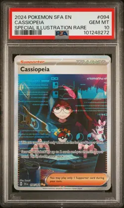 2024 Pokemon Shrouded Fable Cassiopeia 094/064 Special Illustration Rare PSA 10 - Image 1