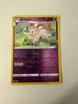 Pokemon - Sylveon 035/078 Pokemon GO Reverse Holo Rare NM - Image 1