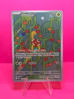 Pokemon TCG Mega Evolution Shuckle 136/132 Secret Rare Holo NM - Image 1