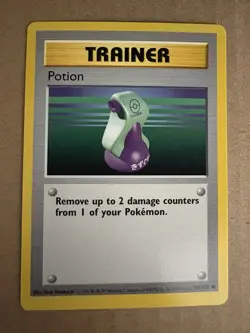 Pokemon - Base Set Shadowless - Potion 94/102 - Common LP/NM - Image 1
