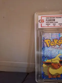 Flareon Prism Vending Sticker CG9. 2000 Nintendo Pokemon #136 - Image 2