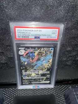 2024 POKEMON SVP PROMO SPECIAL ILLUSTRATION COLLECTION #132 GRENINJA EX PSA 9 - Image 1