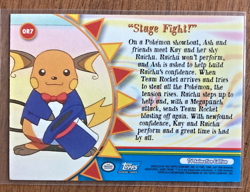 Stage Fight! #OR7 Pokemon 2000 Topps TV Episode - Image 2