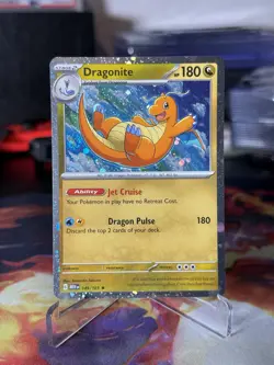 Dragonite 149/165 Cosmos Holo 151 Sam's Club Exclusive Promo Pokemon - 2 SWIRLS - Image 1