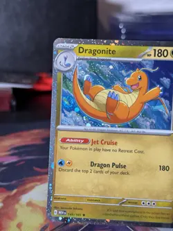 Dragonite 149/165 Cosmos Holo 151 Sam's Club Exclusive Promo Pokemon - 2 SWIRLS - Image 2