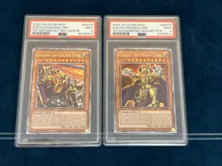 2x PSA 9 Eldlich The Golden Lord Alt Arts Qcr Quarter Century Rare RA01 Yugioh - Image 4