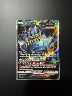 Guzzlord GX 63/111 Crimson Invasion Pokemon Card Full Art Rare Holo NM - Image 1