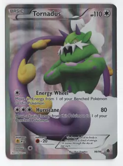Tornadus Full Art Holo LP Emerging Powers 98/98 Ultra Rare Pokemon Card 2011 - Image 1