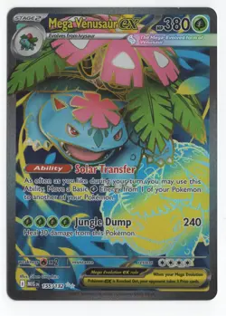 Mega Venusaur EX 155/132 Full Art Secret Rare Pokemon Card NM - Image 1