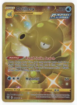 Octillery 178/163 Battle Styles NM Full Art Gold Secret Rare Pokemon Card - Image 1