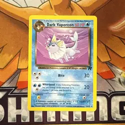 DARK VAPOREON - Team Rocket - 45/82 - Uncommon - Pokemon Card - Unlimited - NM - Image 1
