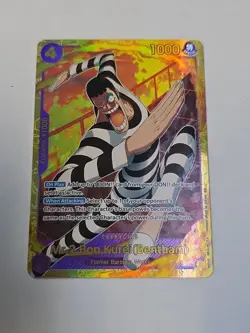 One Piece Card Game CCG TCG Mr.2 Bon Kurei (Bentham) EB01-061 SEC Pack Fresh Eng - Image 1