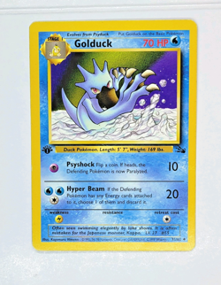 *1st Edition* Vintage Pokemon Card - Fossil Set 1999 WOTC -Golduck 35/62 - Image 1