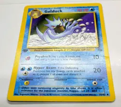 *1st Edition* Vintage Pokemon Card - Fossil Set 1999 WOTC -Golduck 35/62 - Image 2