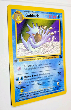 *1st Edition* Vintage Pokemon Card - Fossil Set 1999 WOTC -Golduck 35/62 - Image 4