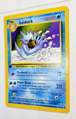 *1st Edition* Vintage Pokemon Card - Fossil Set 1999 WOTC -Golduck 35/62 - Image 5