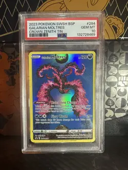 Galarian Moltres #284 SWSH: Sword & Shield Promo Cards - PSA 10 - Image 1