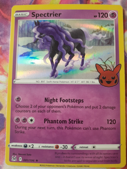Spectrier 081/196 Holo Rare - Trick or Trade 2022 - Pokemon Card NM - Image 1