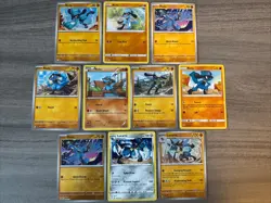 Riolu Lucario Pokemon Card Collection Lot Of 10 With Reverse Holo - Image 2