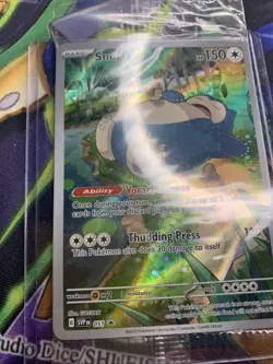 Pokemon TCG Snorlax 051 SV Scarlet & Violet 151 Promo Card Sealed - Image 1