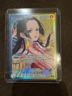 Boa Hancock OP14-041 L-P The Azure Sea's Seven Japanese ONE PIECE Card 2025 NM - Image 1