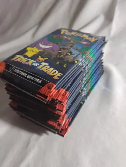 34 Packs: Pokemon Card Halloween Trick Or Trade 2024 - Sealed - New - Mini Packs - Image 1