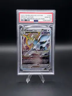 Arceus VSTAR #123/172 - Metal Card Holo - Pokemon Ultra Premium Collection PSA10 - Image 1