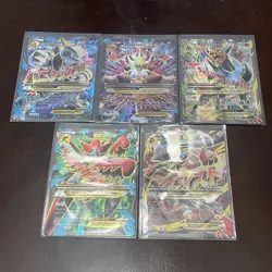 Mega Evolution And Vmax Pokemon 9 Card Lot XY Era Sword And Shield Era - Image 1