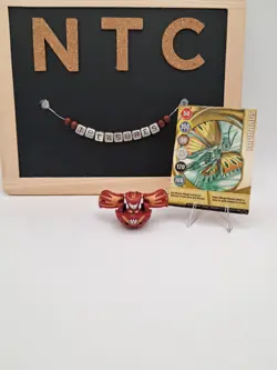 Bakugan Battle Brawlers Pyrus Monarus 560g B2 Classic Rare W/ Card - Image 1