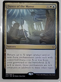 MTG Dance of the Manse Throne of Eldraine 186/269 Regular Rare - Image 1